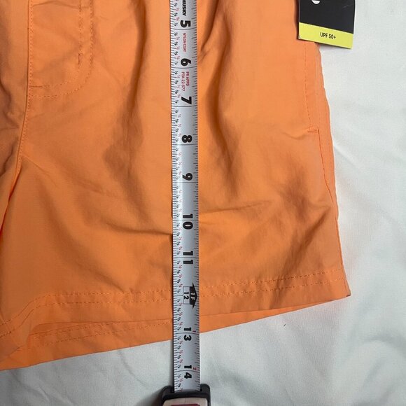 Art class mid-thigh length orange Size L (10/12). Made in Vietnam. 100% Nylon. - Picture 5 of 7